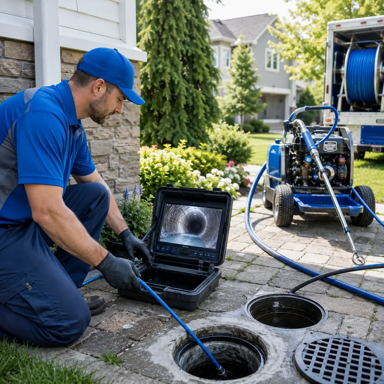 Outdoor drain cleaning professionals serving Gallagher, WV