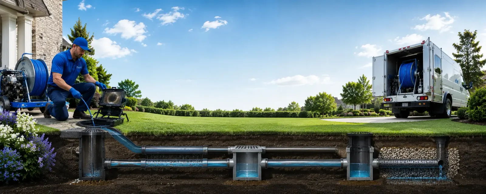 Outdoor drain cleaning information for Gallagher, WV